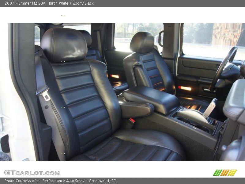 Birch White / Ebony Black 2007 Hummer H2 SUV