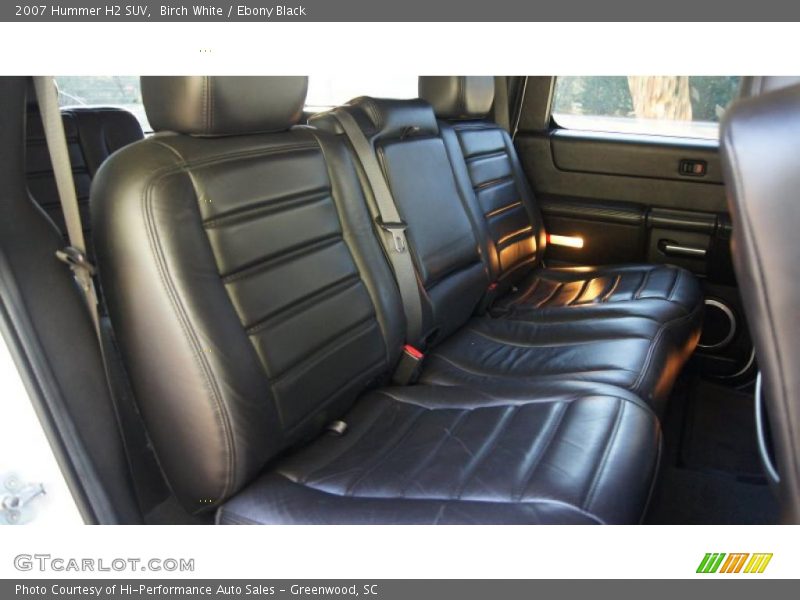 Birch White / Ebony Black 2007 Hummer H2 SUV