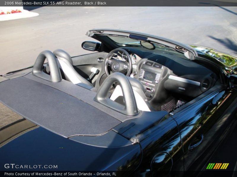 Black / Black 2006 Mercedes-Benz SLK 55 AMG Roadster