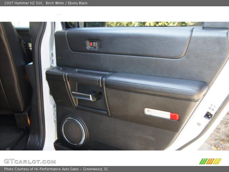Birch White / Ebony Black 2007 Hummer H2 SUV