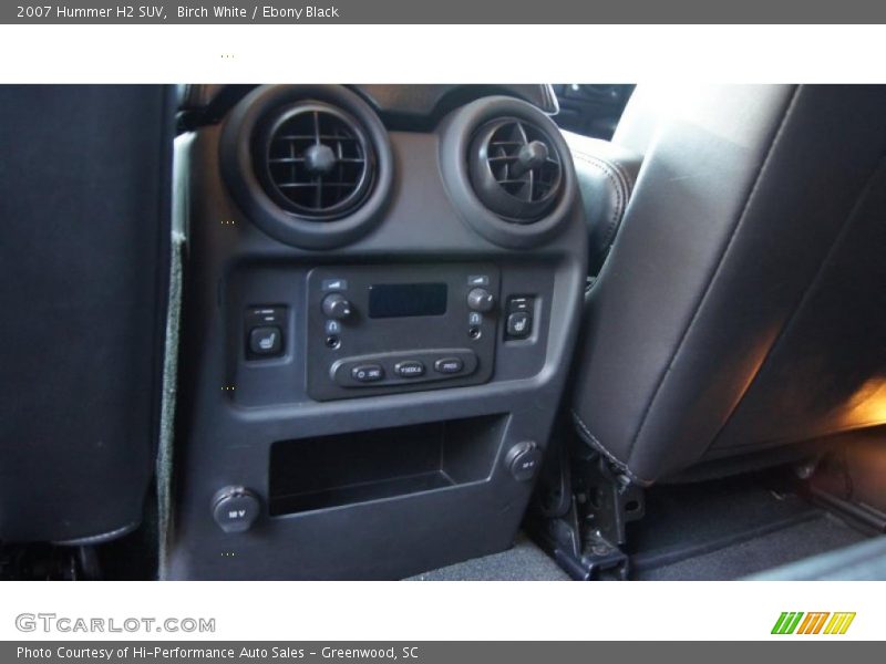 Birch White / Ebony Black 2007 Hummer H2 SUV