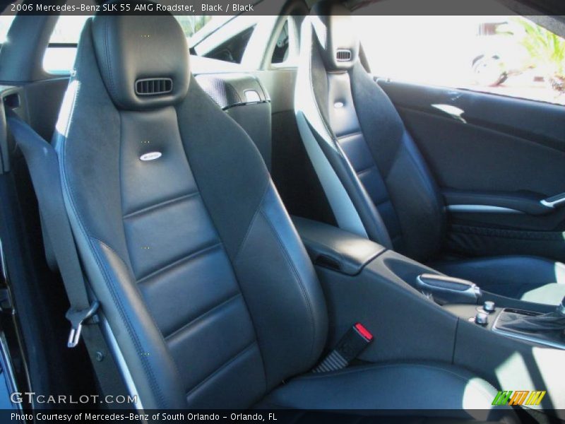  2006 SLK 55 AMG Roadster Black Interior