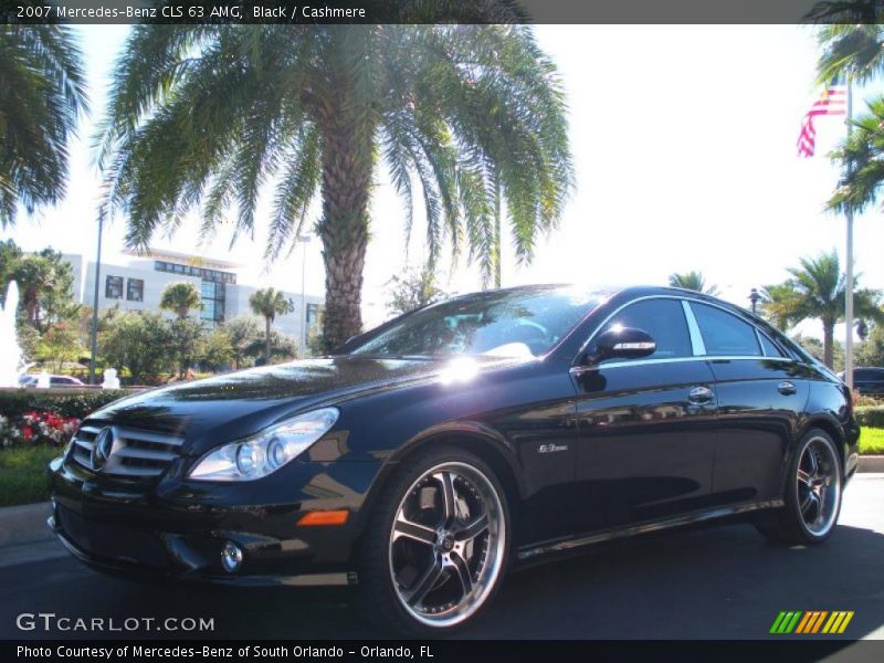 Black / Cashmere 2007 Mercedes-Benz CLS 63 AMG
