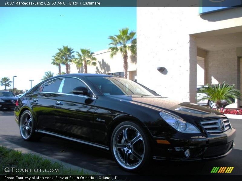 Black / Cashmere 2007 Mercedes-Benz CLS 63 AMG