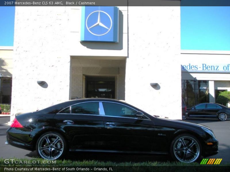 Black / Cashmere 2007 Mercedes-Benz CLS 63 AMG