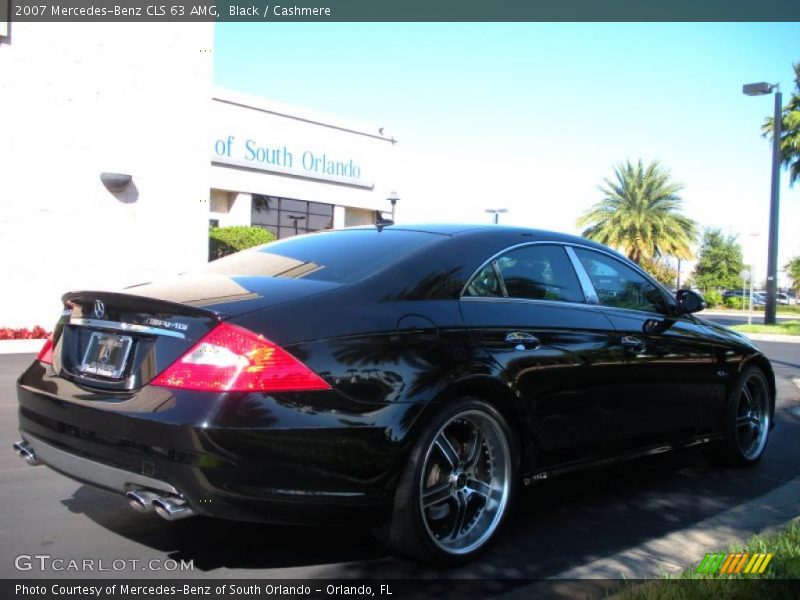 Black / Cashmere 2007 Mercedes-Benz CLS 63 AMG