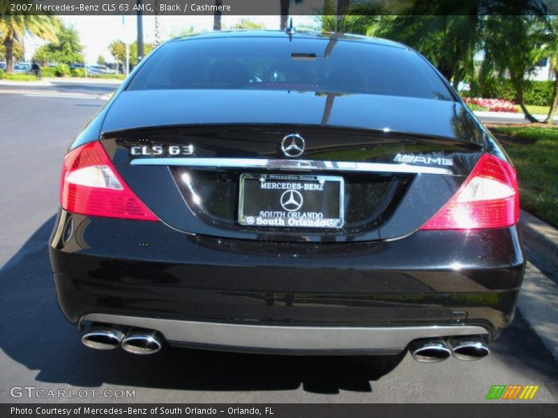 Black / Cashmere 2007 Mercedes-Benz CLS 63 AMG