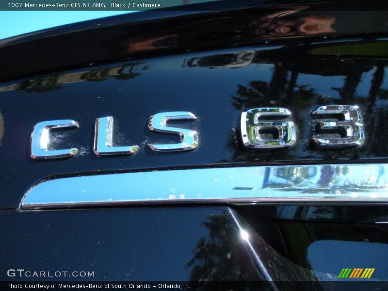 Black / Cashmere 2007 Mercedes-Benz CLS 63 AMG
