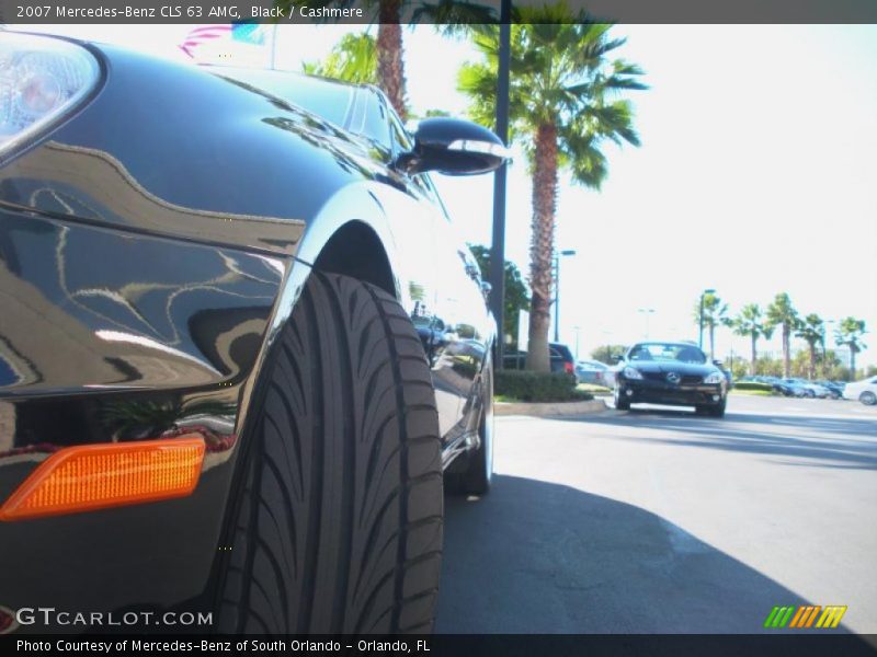 Black / Cashmere 2007 Mercedes-Benz CLS 63 AMG