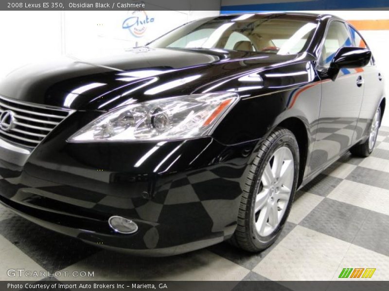 Obsidian Black / Cashmere 2008 Lexus ES 350