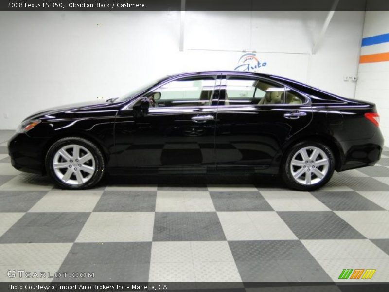 Obsidian Black / Cashmere 2008 Lexus ES 350