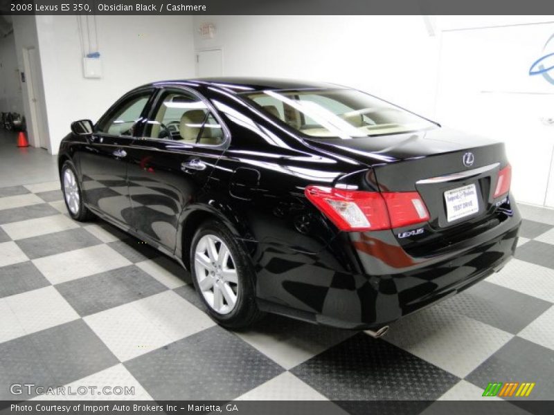 Obsidian Black / Cashmere 2008 Lexus ES 350