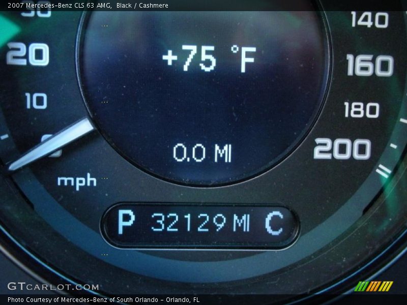 Black / Cashmere 2007 Mercedes-Benz CLS 63 AMG