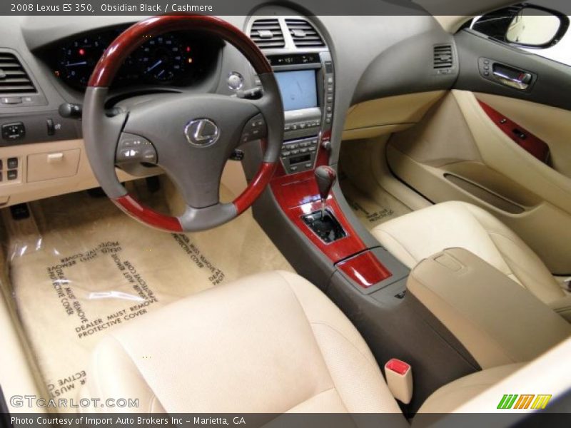 Obsidian Black / Cashmere 2008 Lexus ES 350