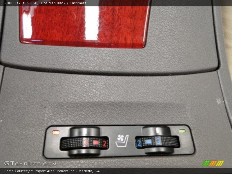 Obsidian Black / Cashmere 2008 Lexus ES 350