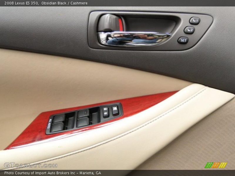 Obsidian Black / Cashmere 2008 Lexus ES 350