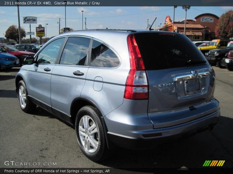 Glacier Blue Metallic / Gray 2011 Honda CR-V EX 4WD