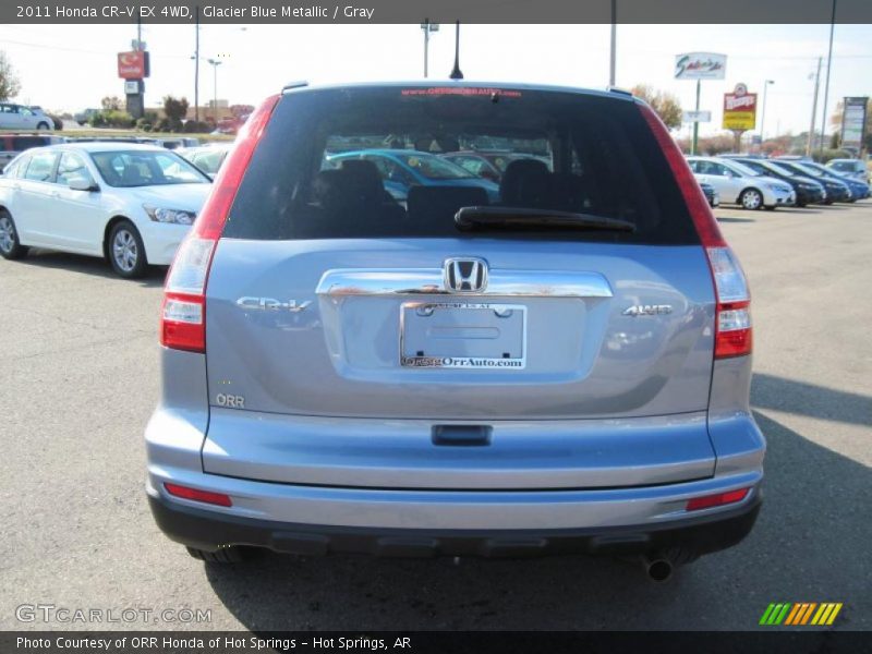 Glacier Blue Metallic / Gray 2011 Honda CR-V EX 4WD