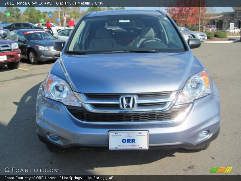 Glacier Blue Metallic / Gray 2011 Honda CR-V EX 4WD