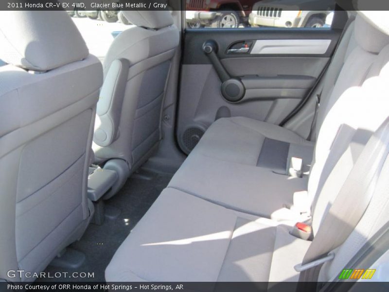 Glacier Blue Metallic / Gray 2011 Honda CR-V EX 4WD