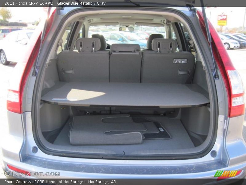 Glacier Blue Metallic / Gray 2011 Honda CR-V EX 4WD