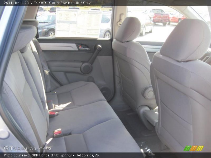 Glacier Blue Metallic / Gray 2011 Honda CR-V EX 4WD