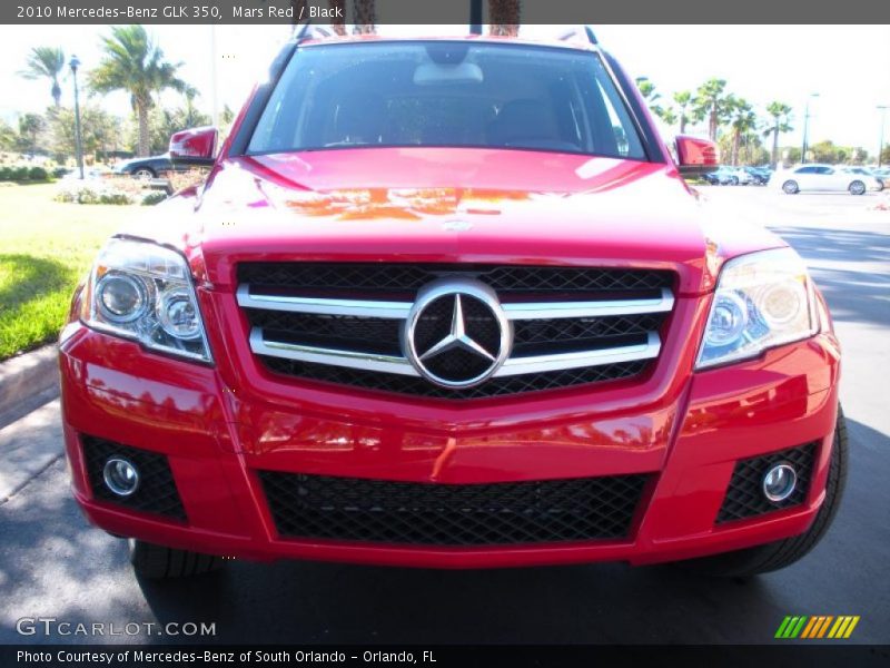 Mars Red / Black 2010 Mercedes-Benz GLK 350