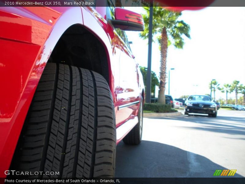 Mars Red / Black 2010 Mercedes-Benz GLK 350