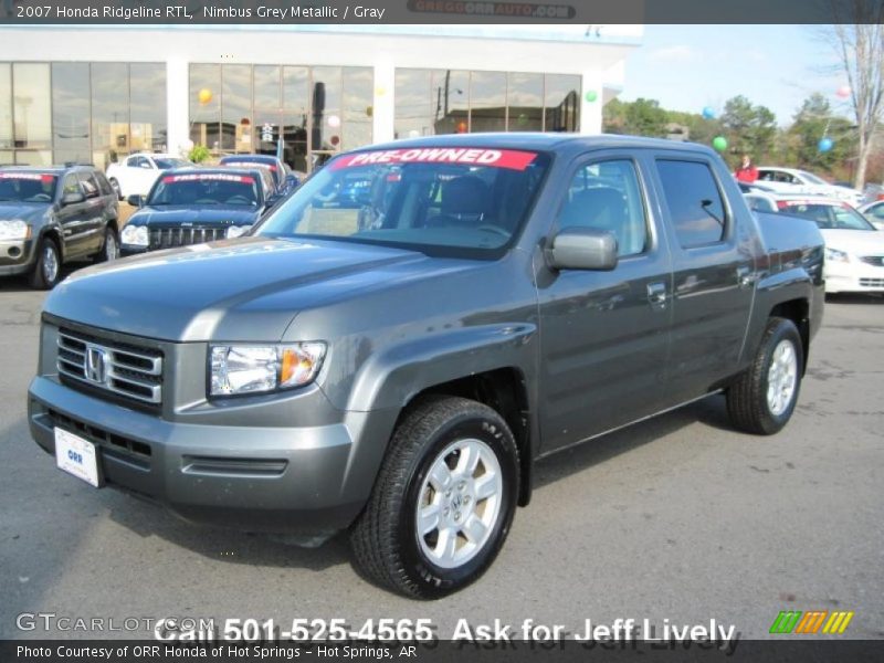 Nimbus Grey Metallic / Gray 2007 Honda Ridgeline RTL