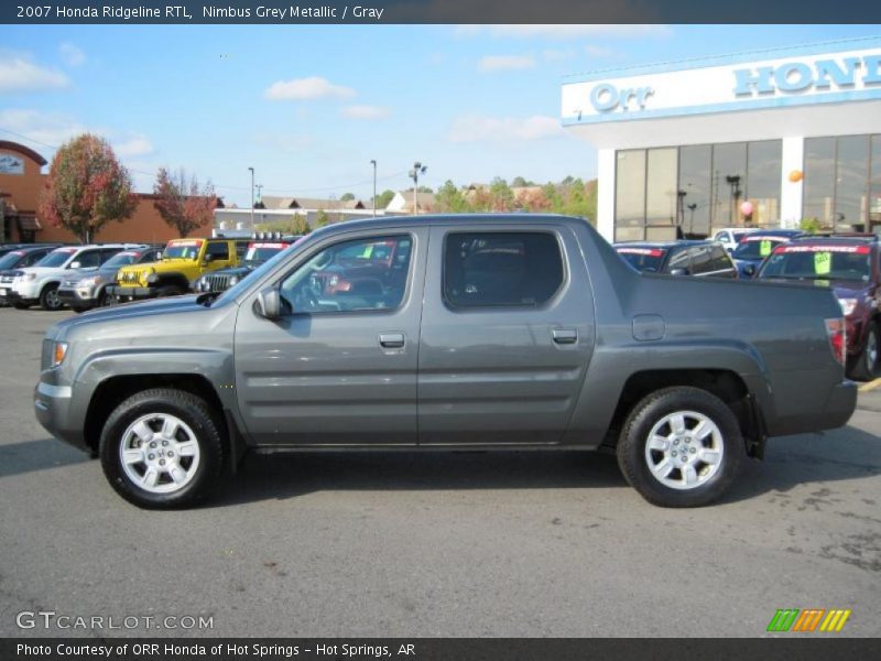 Nimbus Grey Metallic / Gray 2007 Honda Ridgeline RTL