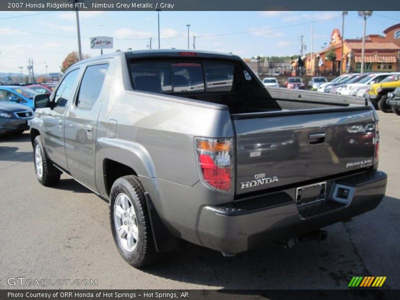 Nimbus Grey Metallic / Gray 2007 Honda Ridgeline RTL