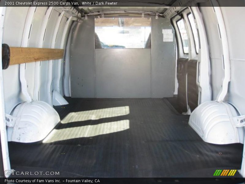 White / Dark Pewter 2001 Chevrolet Express 2500 Cargo Van