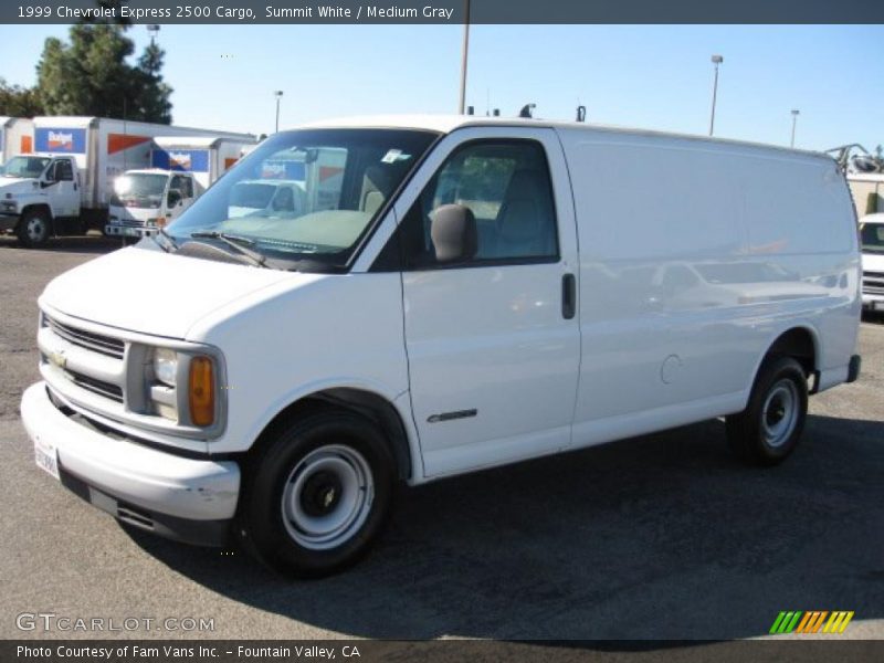 Summit White / Medium Gray 1999 Chevrolet Express 2500 Cargo