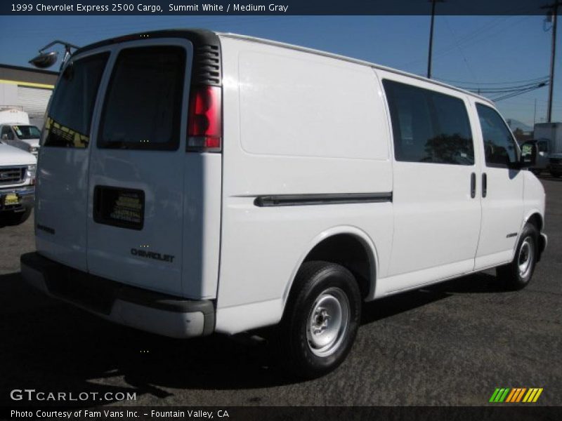 Summit White / Medium Gray 1999 Chevrolet Express 2500 Cargo
