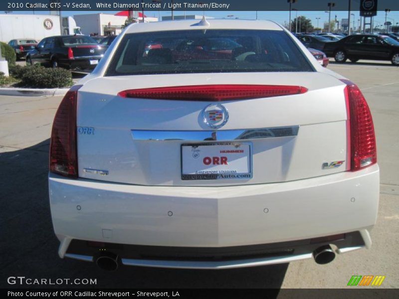  2010 CTS -V Sedan White Diamond Tricoat