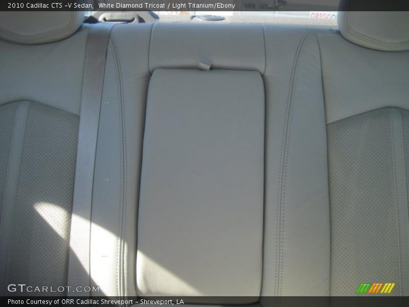 White Diamond Tricoat / Light Titanium/Ebony 2010 Cadillac CTS -V Sedan