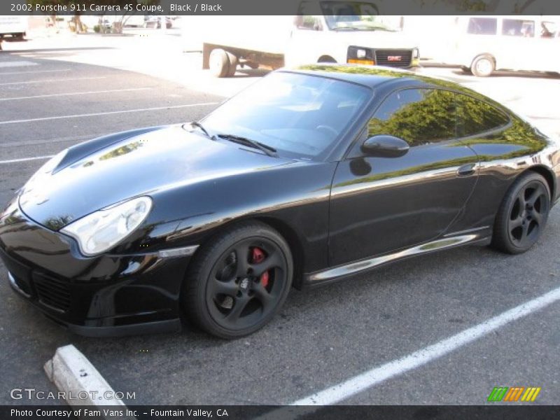 Black / Black 2002 Porsche 911 Carrera 4S Coupe