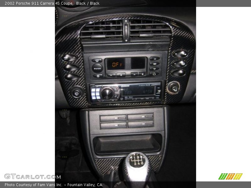 Black / Black 2002 Porsche 911 Carrera 4S Coupe