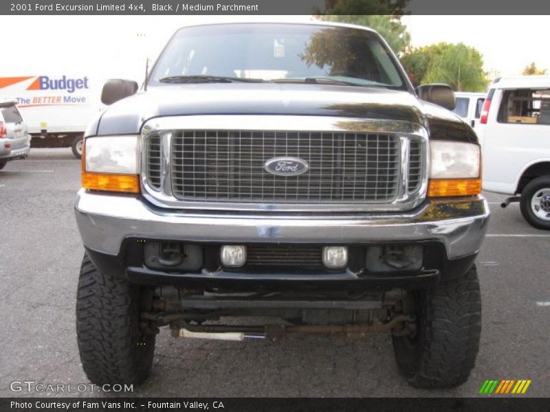 Black / Medium Parchment 2001 Ford Excursion Limited 4x4