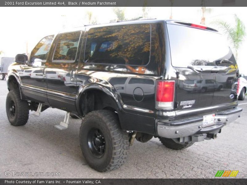 Black / Medium Parchment 2001 Ford Excursion Limited 4x4