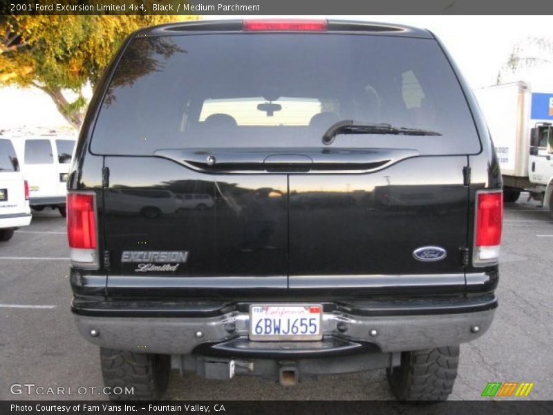 Black / Medium Parchment 2001 Ford Excursion Limited 4x4