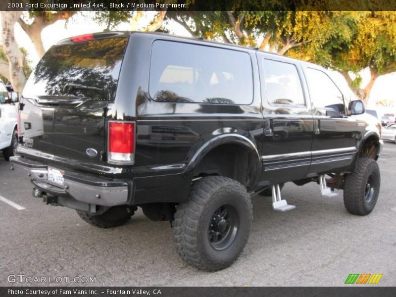 Black / Medium Parchment 2001 Ford Excursion Limited 4x4