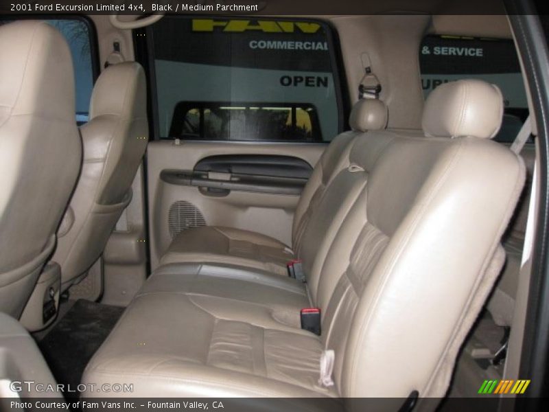 Black / Medium Parchment 2001 Ford Excursion Limited 4x4
