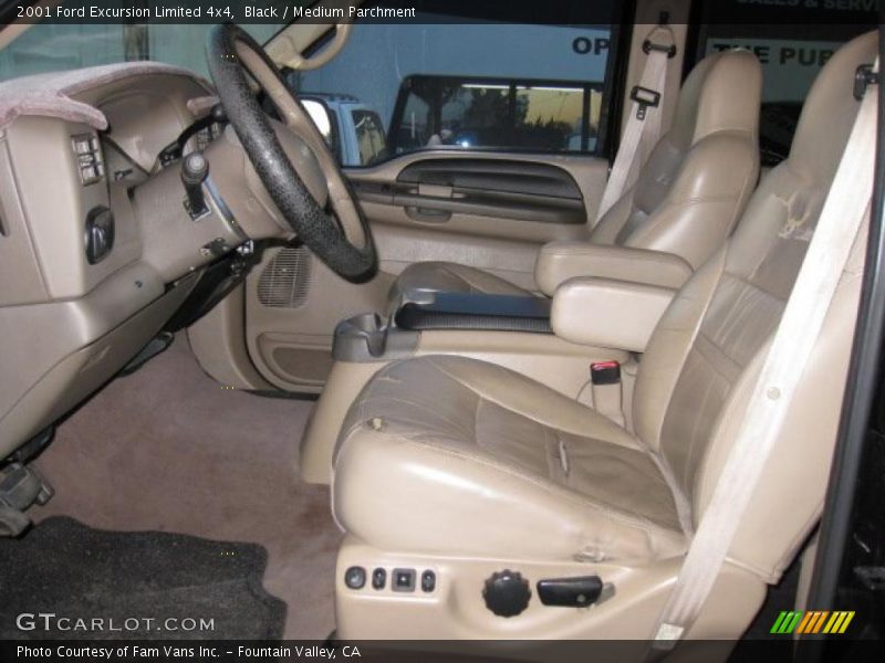 Black / Medium Parchment 2001 Ford Excursion Limited 4x4
