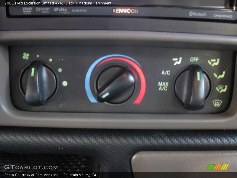 Black / Medium Parchment 2001 Ford Excursion Limited 4x4