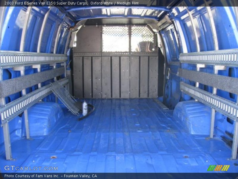 Oxford White / Medium Flint 2003 Ford E Series Van E350 Super Duty Cargo