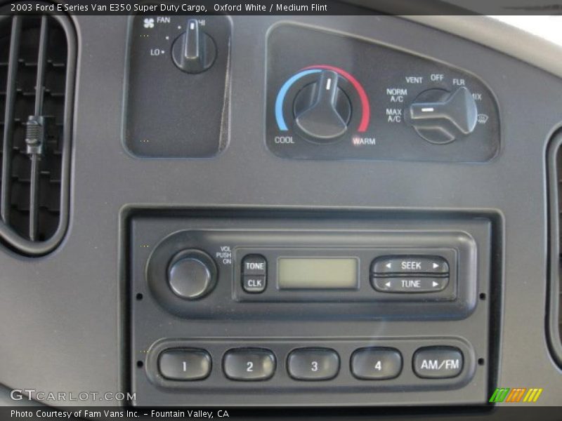 Oxford White / Medium Flint 2003 Ford E Series Van E350 Super Duty Cargo