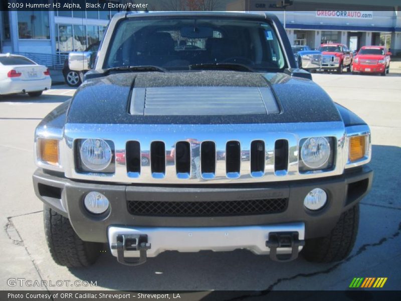 Black / Ebony/Pewter 2009 Hummer H3 Alpha