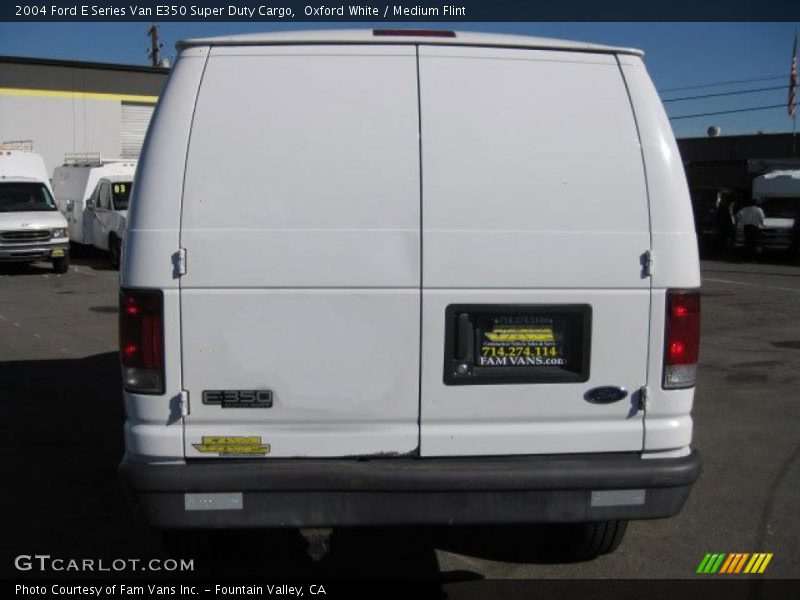 Oxford White / Medium Flint 2004 Ford E Series Van E350 Super Duty Cargo