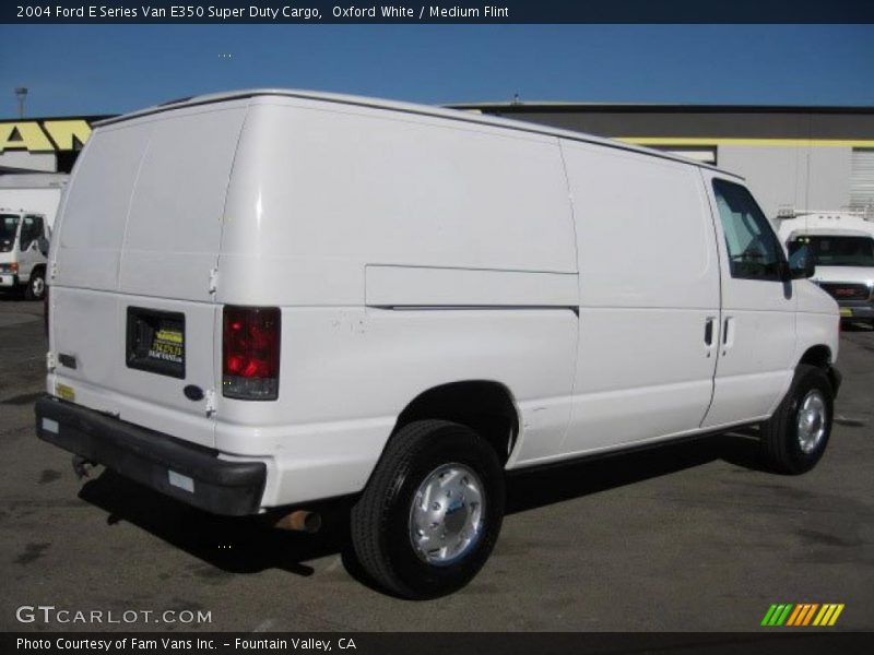 Oxford White / Medium Flint 2004 Ford E Series Van E350 Super Duty Cargo